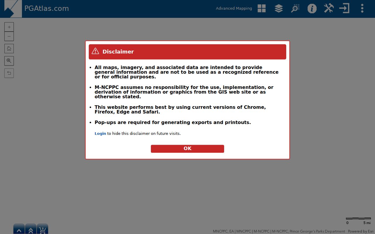 College Park people search with the PGAtlas address and parcel viewer